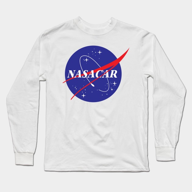 Nasa Nascar Logo Long Sleeve T-Shirt by Simonpeters98